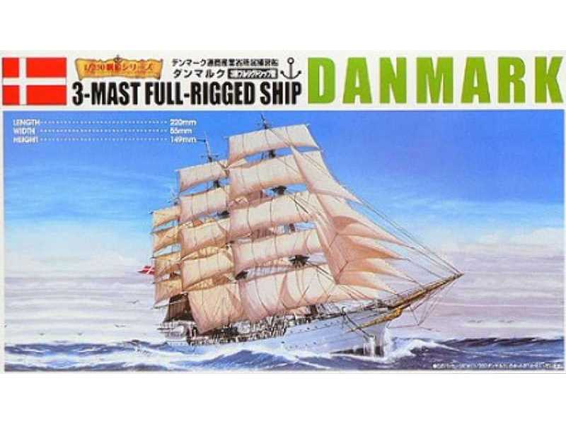 3-mast Full-rigged Ship Danmark - image 1