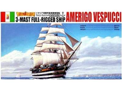 Italian 3-mast Full-rigged Ship Amerigo Vespucci - image 1