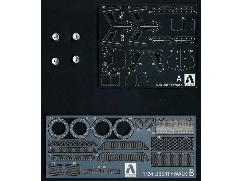 Lb Works R35 Gt-r Detail Up Photo Etched Parts - image 1