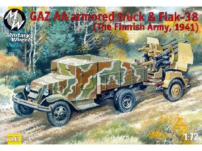 GAZ AA Armoured Truck with Flak 38 (The Finnish Army 1941) - image 1