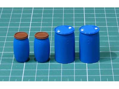 Plastic Chemical Storage Drums Set#2 - image 3