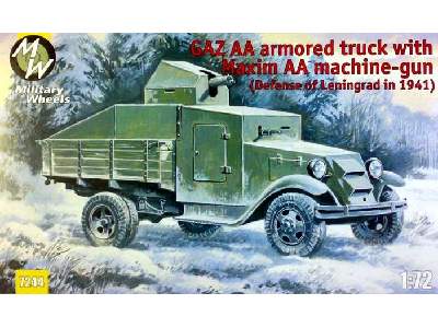 GAZ AA Armoured Truck with Maxim AA Machinegun - image 1