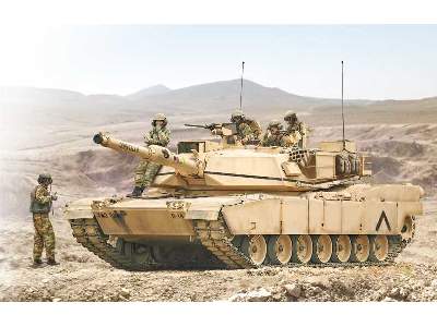 M1A2 Abrams with crew - image 1
