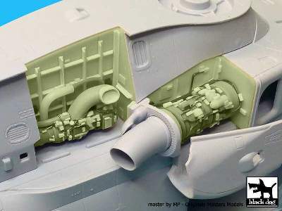 Westland Merlin Hc 3 Engine Big Set For Airfix - image 1