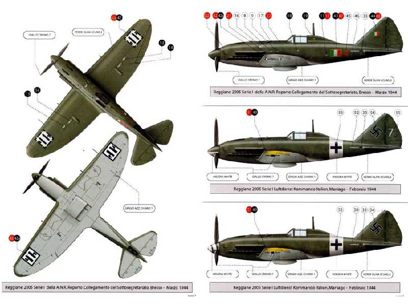 Reggiane Re.2005 Sagittario - Italian IIWW fighter