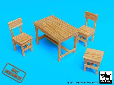Wooden Table And Chairs - image 1