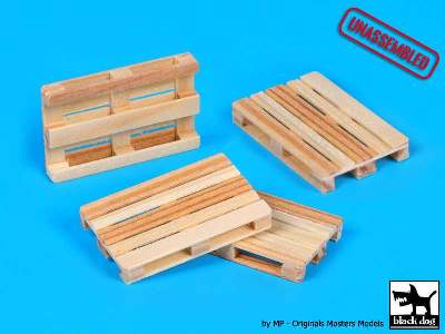 Wooden Pallets (4 Pcs - Unassembled) - image 1