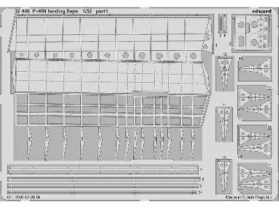 P-40N landing flaps 1/32 - image 1