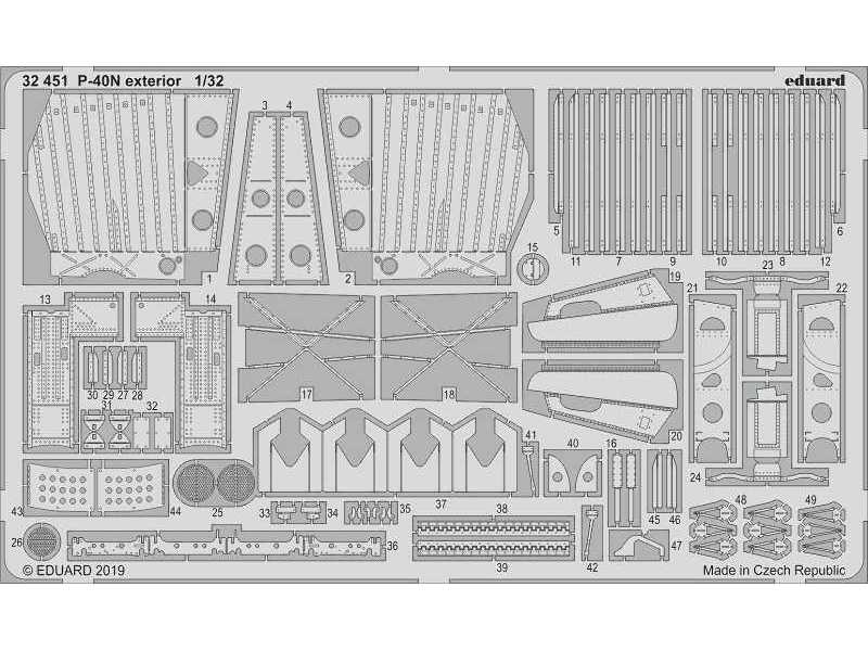 P-40N exterior 1/32 - image 1 P-40N exterior 1/32 - image 1