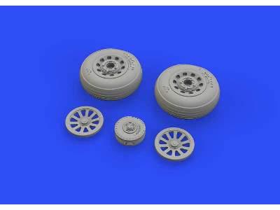 P-51D wheels grooved 1/48 - Eduard - image 1