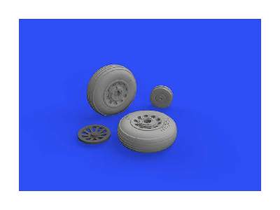 P-51D wheels grooved 1/48 - Eduard - image 5