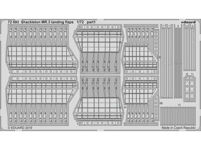 Shackleton MR.3 landing flaps 1/72 - Revell - image 1