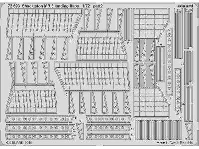 Shackleton MR.3 landing flaps 1/72 - Revell - image 2