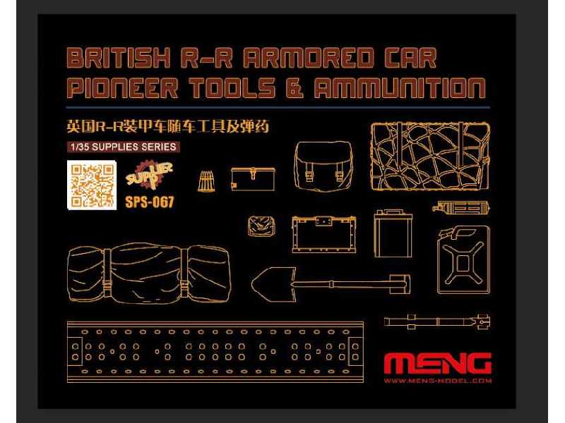 British R-R Armored Car Pioneer Tools & Ammunition  - image 1