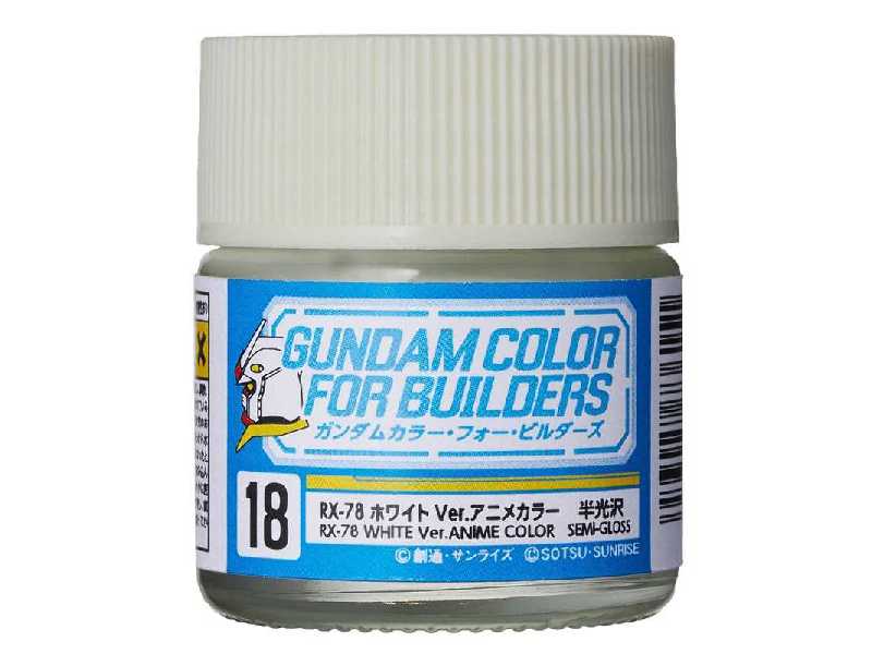 Ug18 Rx-78 White Ver. Anime Color (Semi-gloss) - image 1