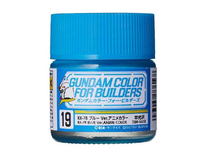 Ug19 Rx-78 Blue Ver. Anime Color (Semi-gloss) - image 1