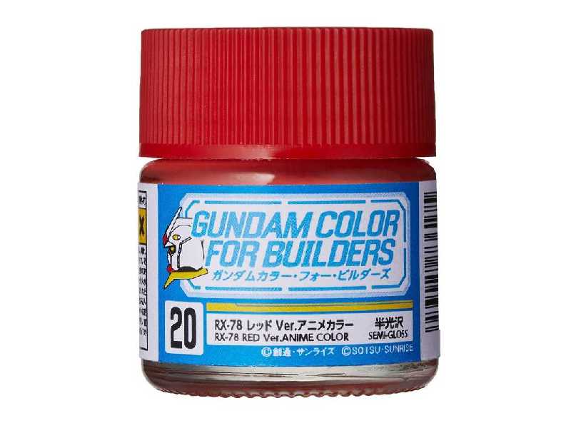 Ug20 Rx-78 Red Ver. Anime Color (Semi-gloss) - image 1