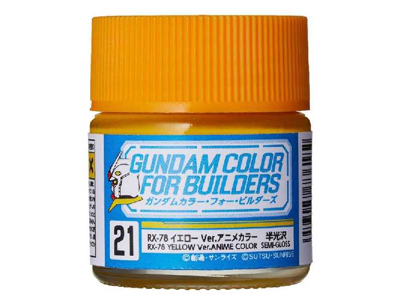 Ug21 Rx-78 Yellow Ver. Anime Color (Semi-gloss) - image 1