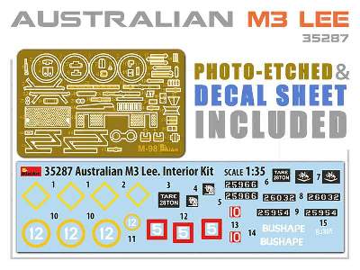 Australian M3 Lee. Interior Kit - image 2