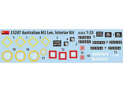 Australian M3 Lee. Interior Kit - image 3