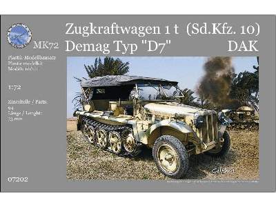 Zukraftwagen 1t (SdKfz.10) Demag Type D7 - Deutsche Afrikakorps - image 1