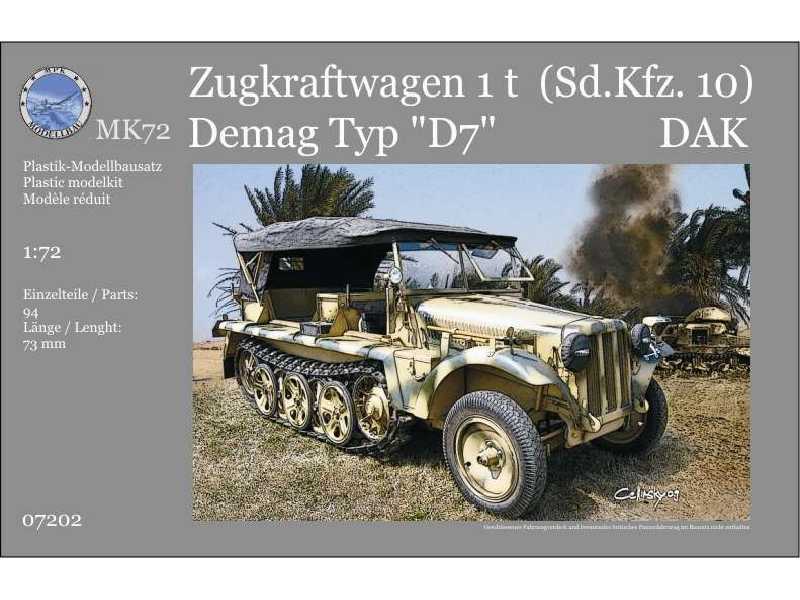 Zukraftwagen 1t (SdKfz.10) Demag Type D7 - Deutsche Afrikakorps - image 1 Zukraftwagen 1t (SdKfz.10) Demag Type D7 - Deutsche Afrikakorps - image 1