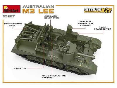 Australian M3 Lee. Interior Kit - image 43