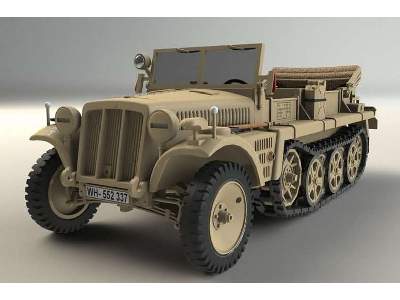 Zukraftwagen 1t (SdKfz.10) Demag Type D7 - Deutsche Afrikakorps - image 9