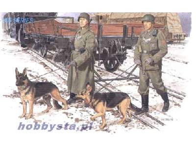 Figures German Feldendarmerie w/dogs - image 1