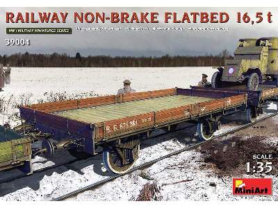 Railway Non-brake Flatbed 16,5 T - image 1