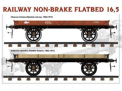 Railway Non-brake Flatbed 16,5 T - image 2