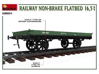 Railway Non-brake Flatbed 16,5 T - image 12