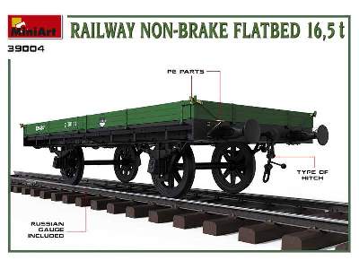 Railway Non-brake Flatbed 16,5 T - image 13