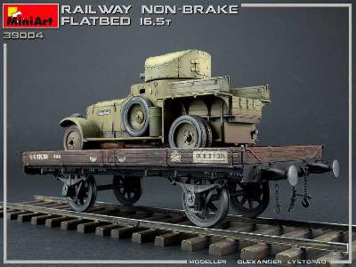 Railway Non-brake Flatbed 16,5 T - image 20