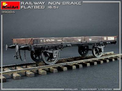 Railway Non-brake Flatbed 16,5 T - image 21