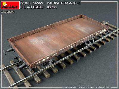 Railway Non-brake Flatbed 16,5 T - image 22