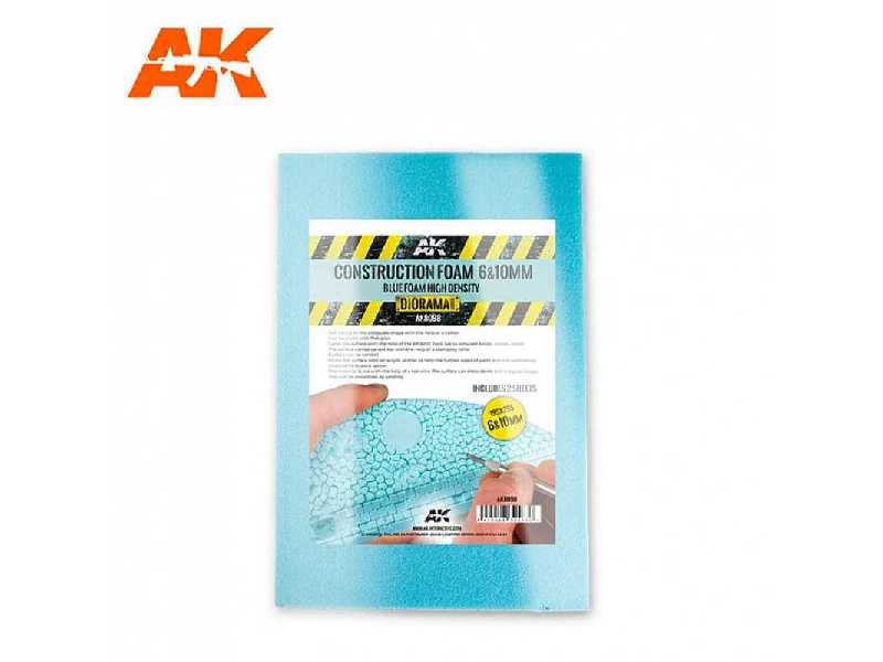 Construction Foam 6 And 10mm Blue Foam High Density 195x295mm  - image 1