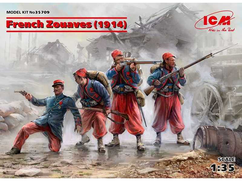 French Zouaves (1914) - 4 figures - image 1