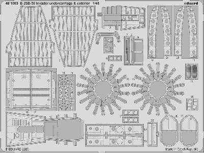 B-26B-50 Invader undercarriage & exterior 1/48 - image 1