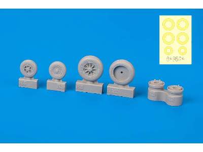 F-104 wheels late 1/48 - Kinetic - image 4