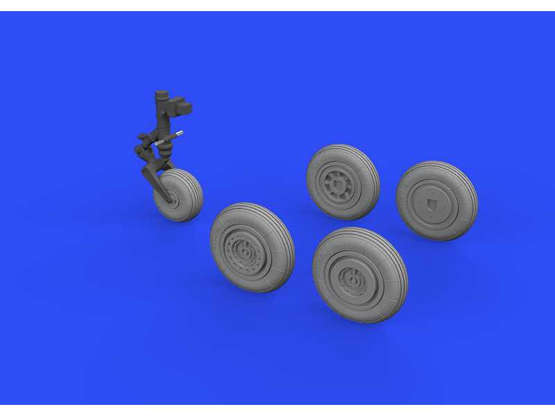 MiG-17 wheels 1/72 - Airfix - image 1