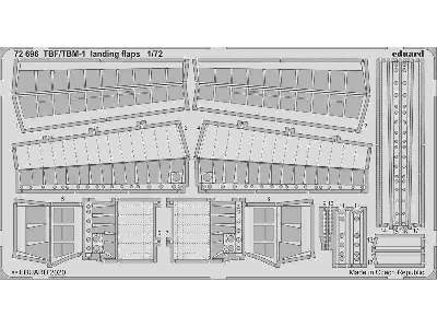 TBF/ TBM-1 Avenger landing flaps 1/72 - Hasegawa - image 1