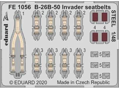 B-26B-50 Invader seatbelts STEEL 1/48 - image 1
