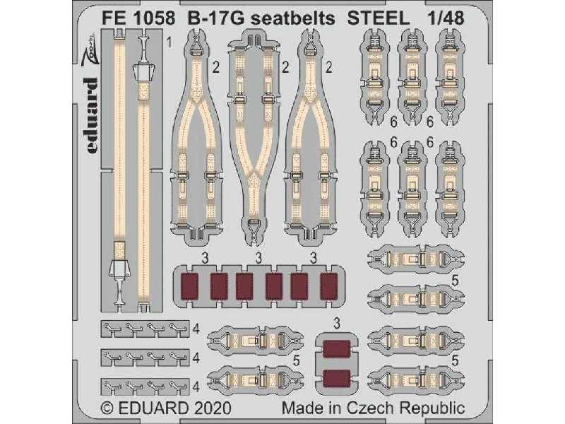 B-17G seatbelts STEEL 1/48 - image 1 B-17G seatbelts STEEL 1/48 - image 1