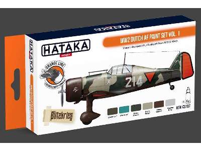 Htk-cs107 WW2 Dutch Af Paint Set Vol.1 - image 1