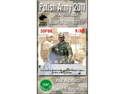 Polish Army in Afghanistan Rosomak comm. Resin figure w/decals - image 1