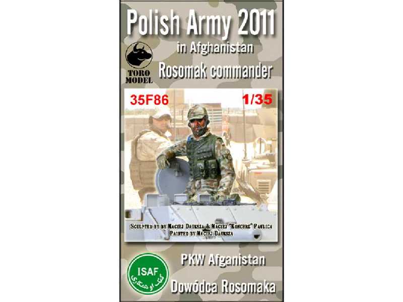 Polish Army in Afghanistan Rosomak comm. Resin figure w/decals - image 1
