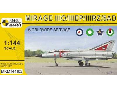 Mirage Iiio/Ep/Rz/5ad 'worldwide Service' (Raaf, Paf, Saaf, Uaea - image 1