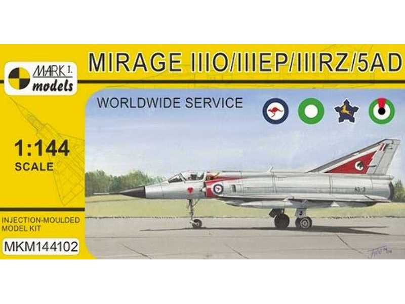 Mirage Iiio/Ep/Rz/5ad 'worldwide Service' (Raaf, Paf, Saaf, Uaea - image 1