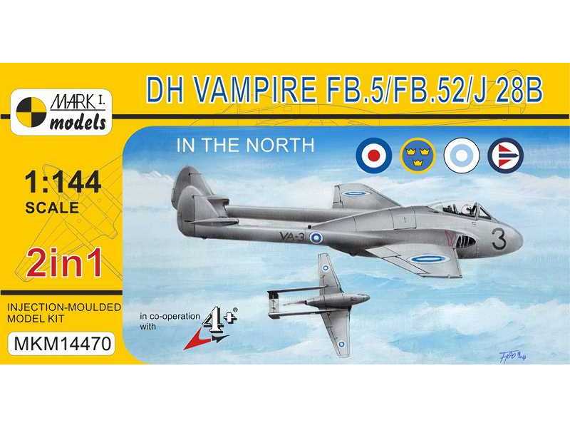 De Havilland Vampire Fb.5/Fb.52/J 28b (2in1) - image 1